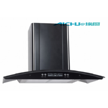 Black slim cooker hood